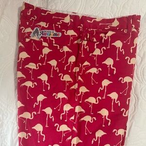 Men's Flamingo Print Shorts